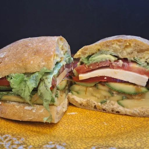 Chapata vegetariana